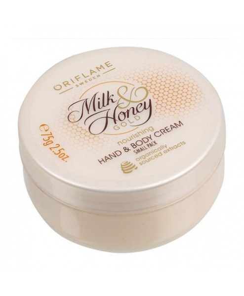 Oriflame Milk & Honey Gold Hand, Body & Foot Cream 75gm